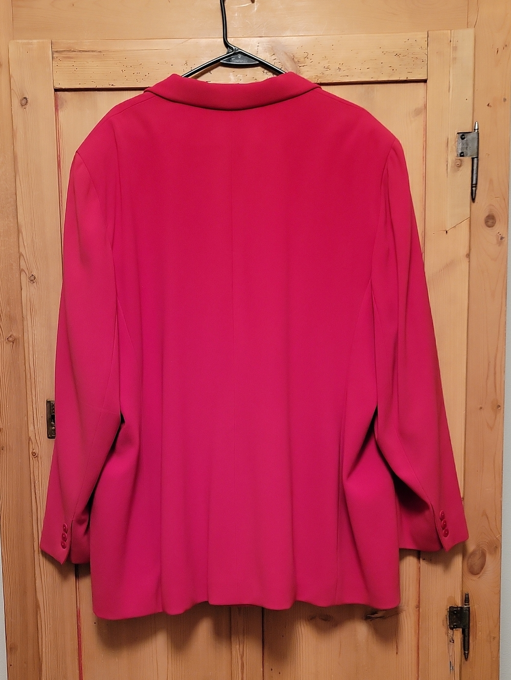 Jones New York Bright Fuchsia Blazer Jacket - Size 24W - Picture 2 of 6